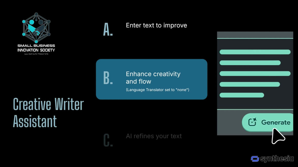 SBIS - Creative Writer / Language Translator - Onboarding